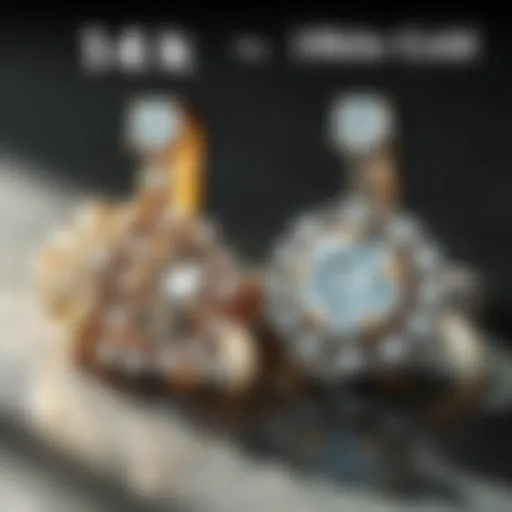 Comparison of 14k white gold and 18k white gold in jewelry settings