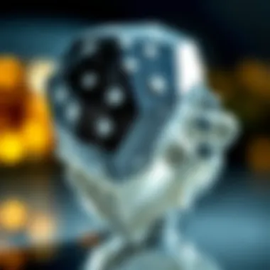 Magnificent Exploring the Mystique of Black Crystal with White Dots