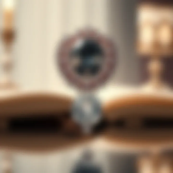 Timeless Elegance in Jewelry Design A stunning jewelry piece highlighted against an elegant backdrop