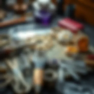 Essential Tools of the Jewelry Artisan An array of tools used by jewelers for crafting intricate designs