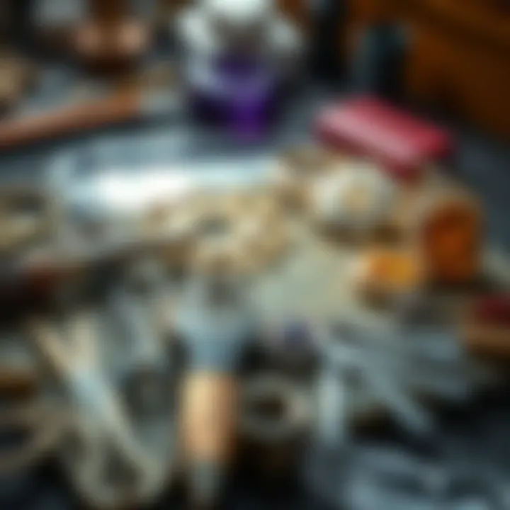 Essential Tools of the Jewelry Artisan An array of tools used by jewelers for crafting intricate designs