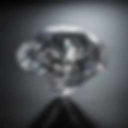 A close-up of a sparkling diamond showcasing its brilliance and clarity