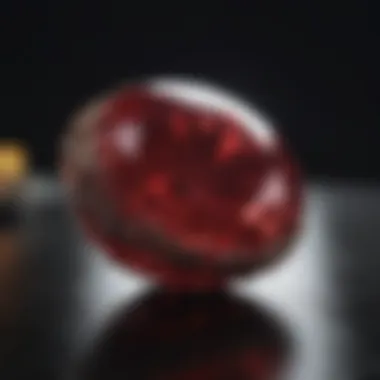 Captivating Ruby A captivating ruby reflecting rich red tones