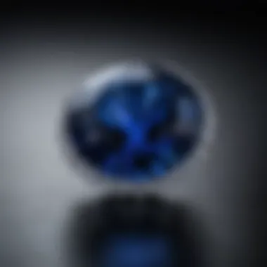 Radiant Blue Sapphire A radiant blue sapphire showcasing its brilliance