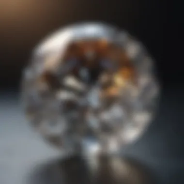 Stunning Diamond A stunning diamond highlighting its clarity and cut