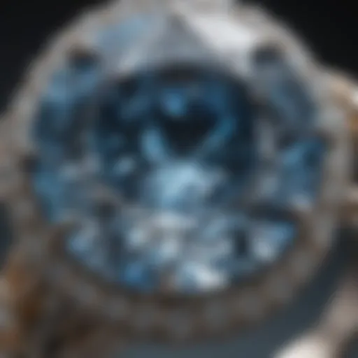 A close-up of a diamond showcasing its brilliance and clarity