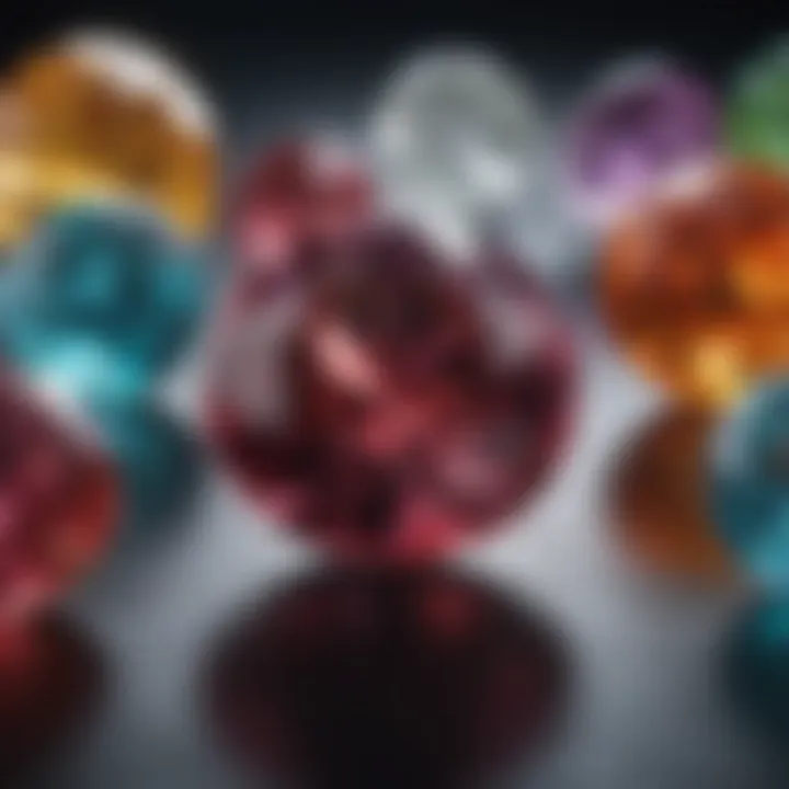 A selection of ethically sourced gemstones