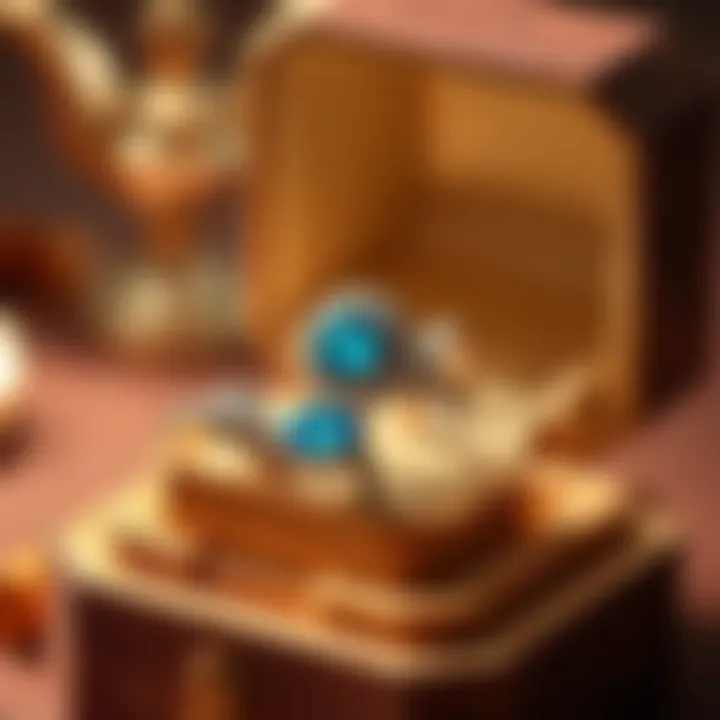 Trio of Rings in Luxurious Presentation A trio of stunning rings displayed within a luxurious box