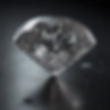 An elegant diamond showcasing its brilliance