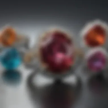 A collection of alternative gemstones representing individuality and unique choices