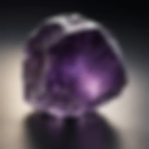 Amethyst crystal known for its calming properties