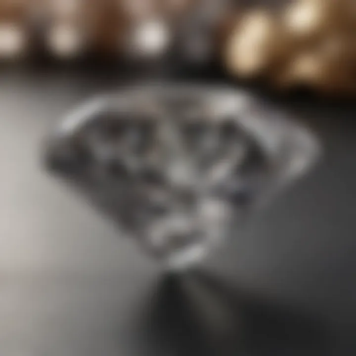 Visual representation of a diamond certificate emphasizing its importance in valuation