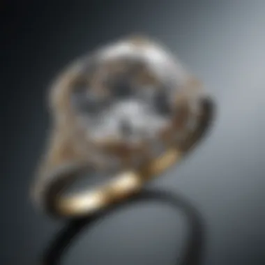 The Allure of a Perfect Diamond A dazzling engagement ring showcasing a brilliant diamond.