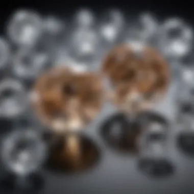 Visual representation of the growth process of lab-grown diamonds