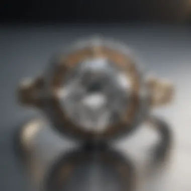 Modern halo diamond ring design