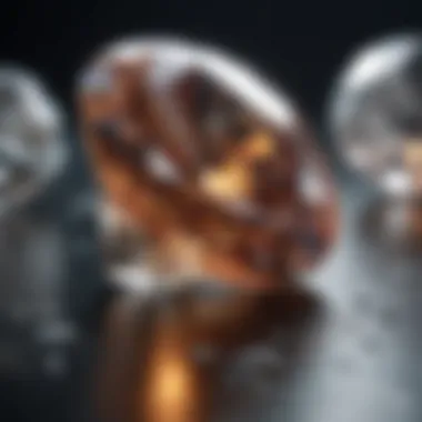 Unique Inclusions in Natural Diamonds Natural diamond showcasing unique inclusions