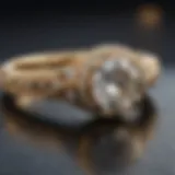 Stunning engagement ring made from recycled gold