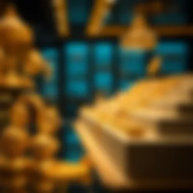 Elegant Display of 925 Gold Items An elegant display of 925 gold items in a luxurious setting