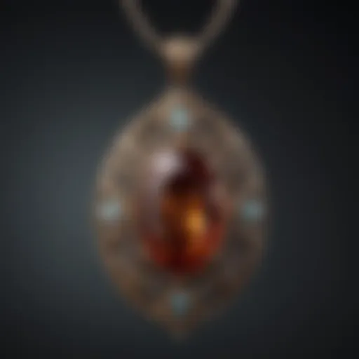 Elegant pendant bail showcasing a unique design