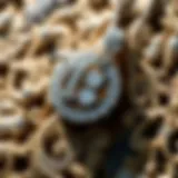 Exquisite diamond number pendant showcasing intricate craftsmanship