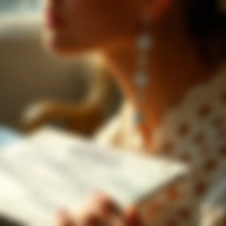 A sustainable diamond sourcing certificate displayed alongside earrings