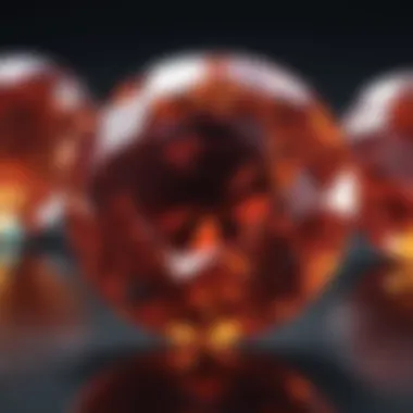 Vibrant November Birthstone Stunning close-up of the November birthstone showcasing its vibrant color and clarity