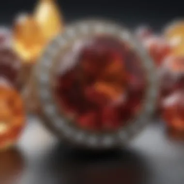 Cultural Significance of November Birthstone An artistic representation of the historical significance of the November birthstone in different cultures