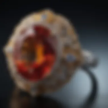 Elegant Jewelry with November Birthstone A beautifully crafted piece of jewelry featuring the November birthstone set in elegant design