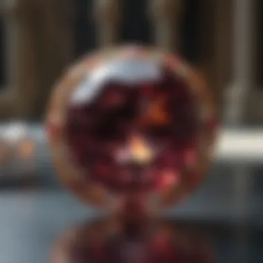 The Architectural Elegance of Cathedral Cut Gemstones A stunning cathedral cut gemstone showcasing its architectural elegance