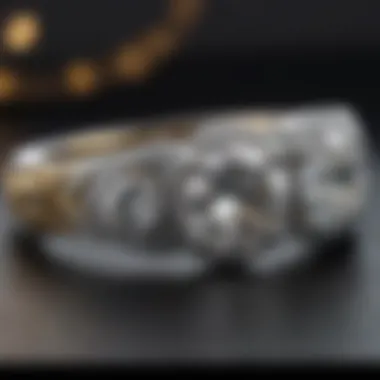 Classic diamond band setting showcasing traditional elegance