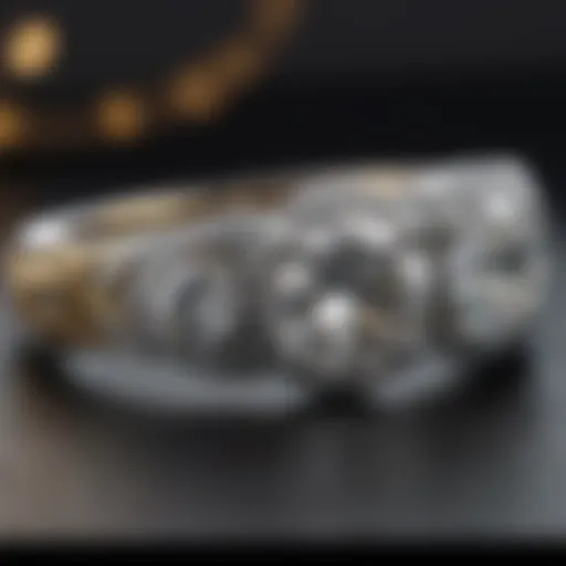 Classic diamond band setting showcasing traditional elegance