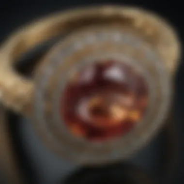 Historical jewelry piece showcasing early pave techniques