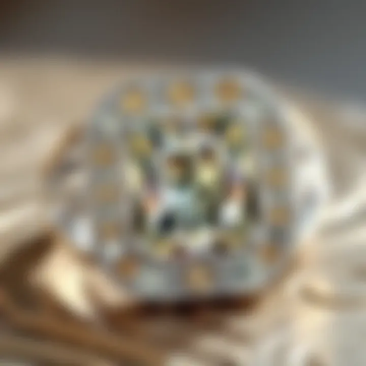 Materials used in crafting flat diamond rings