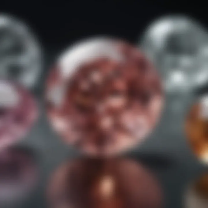 Comparison of cubic zirconia and other gemstones highlighting their features