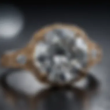 Jewelers crafting custom moissanite engagement rings