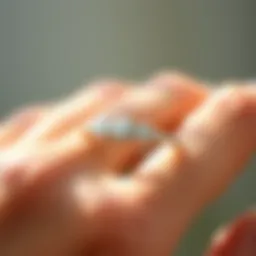 Elegant design of a simple thin ring