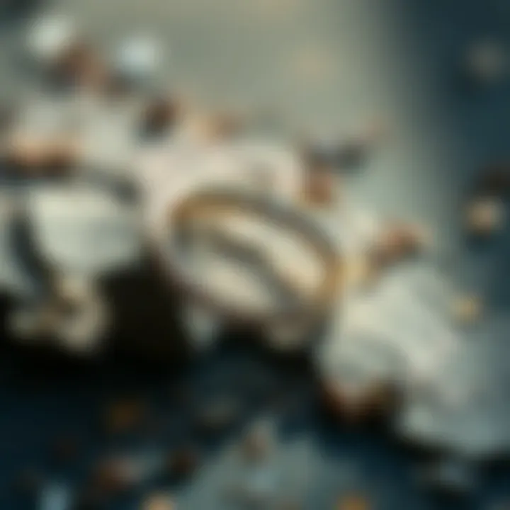 Materials used in crafting thin rings