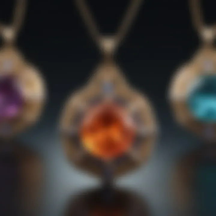 Cultural significance of unique pendants displayed