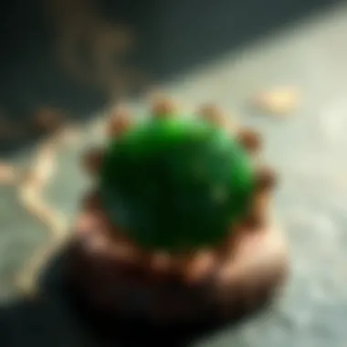 Historical Significance of Jade An artistic representation of jade's historical significance in ancient cultures.