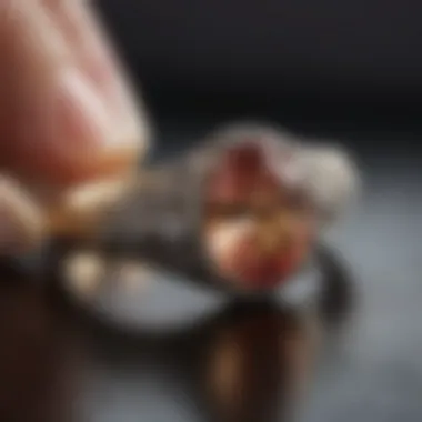 A vintage-inspired oval engagement ring highlighting its historical significance