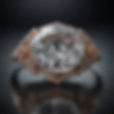 Elegant jewelry pieces featuring colorless diamonds in various settings