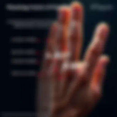 Detailed infographic on the physiological factors influencing finger size variations.