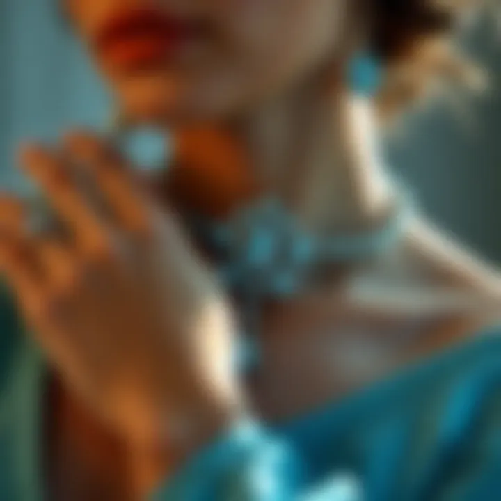 Aquamarine in Fashion Aquamarine jewelry worn elegantly