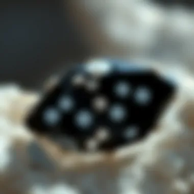 Notable Exploring the Mystique of Black Crystal with White Dots Notable Exploring the Mystique of Black Crystal with White Dots