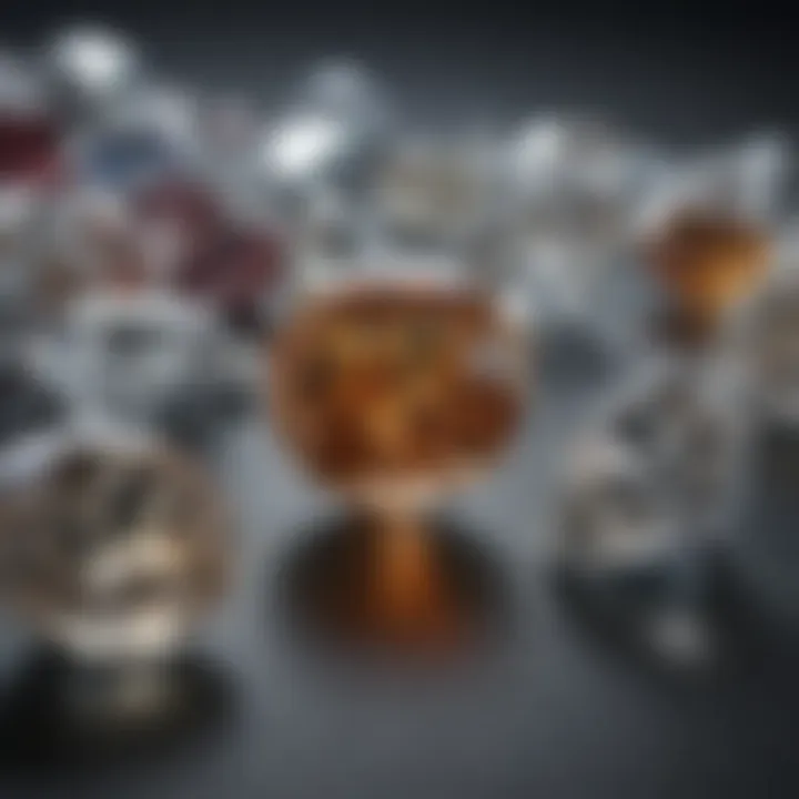 A comparison chart of faux diamonds versus natural diamonds highlighting key differences.