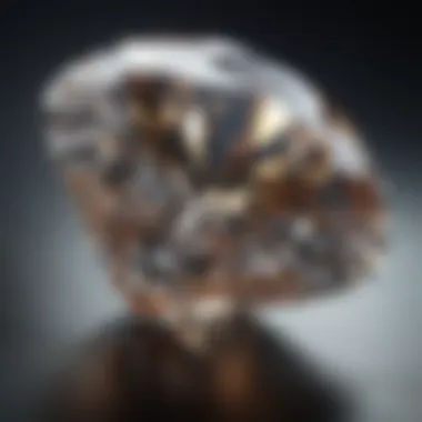 Radiance of a Diamond Close-up of a radiant diamond showcasing its brilliance