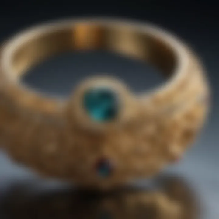 Exquisite German gold jewelry showcasing intricate craftsmanship