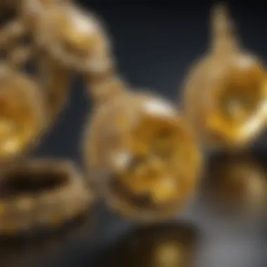 Historical artifacts featuring yellow diamonds in royal jewelry.