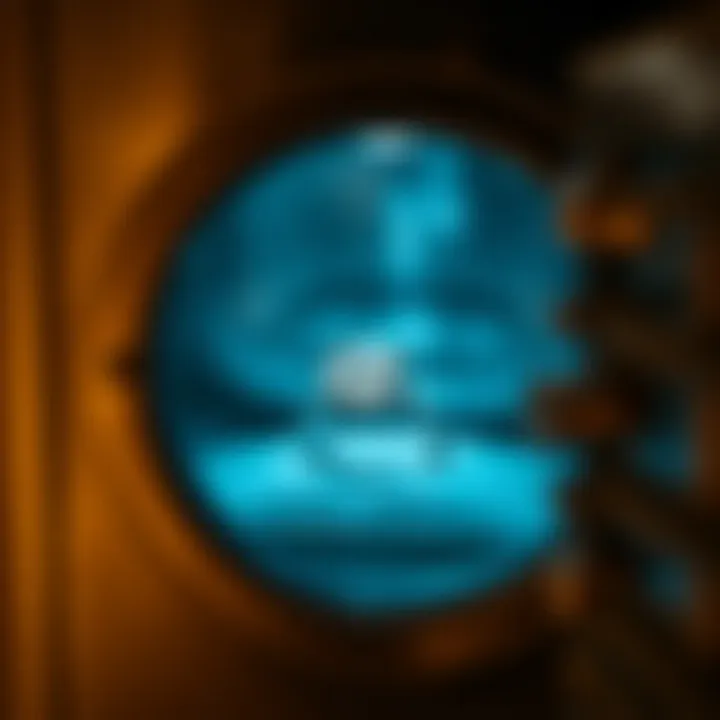 Safe deposit box containing a securely stored diamond ring