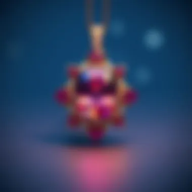 Stunning January Birthstone Jewelry An elegant jewelry piece featuring the January birthstone in a unique design